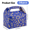 12Pcs Ring Printed Cardboard Paper Packing Boxes with Die Cut Hole Handles CON-WH0085-187-2