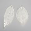 Electroplated Natural Leaf Big Pendants IFIN-Q119-02A-2