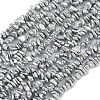 Electroplated Shell Pearl Beads Strands BSHE-H113-01B-1