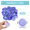 Dyed Natural Capiz Shell Connector Charms FIND-WH0816-016B-2