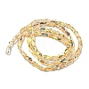 Transparent Electroplate Glass Beads Strands GLAA-G116-01A-HR01-2