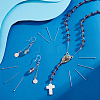 36Pcs 3 Styles 925 Sterling Silver Eye Pins STER-PH0002-65-5