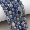 Natural Blue Aventurine Beads Strands GG-C286-A32-1