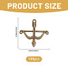 100Pcs Tibetan Style Alloy Pendants FIND-CA0010-59AB-2