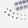 SUNNYCLUE Iron & Alloy Bead Caps IFIN-SC0001-12-6