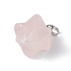 Natural Rose Quartz Pendants G-C002-02J-4