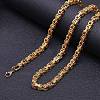 Stainless Steel Byzantine Chains Necklaces for Men FS-WG56795-182-1