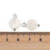 Natural Shell Disc Pendants STAS-D378-31P-3