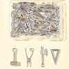 38Pcs 19 Styles Alloy Pendants FIND-FS0003-89-6
