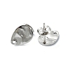 304 Stainless Steel Stud Earring Findings STAS-L024-003P-07-2