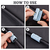 ABS Plastic Bed Sheet Grippers AJEW-WH0886-53A-4