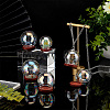   6 Sets 3 Style Iridescent Glass Dome Cover DJEW-PH0001-26B-5