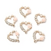 Alloy Crystal Rhinestone Connector Charms PALLOY-E014-04LG-01-4