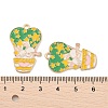 Animal Forest Theme Zinc Alloy Enamel Pendants FIND-Z065-01G-3