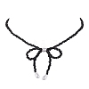 Bowknot 304 Stainless Steel Necklaces NJEW-JN04670-02-3