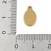 Ion Plating(IP) 304 Stainless Steel Rack Plating Pendant Cabochon Settings STAS-U019-40G-3