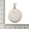 316 Surgical Stainless Steel Pendants STAS-E212-64AS-3