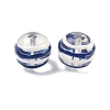 Transparent Glass Enamel Beads GLAA-P078-01A-05-1