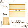 20Pcs 2 Colors Aluminium Alloy Commodity Label Display ODIS-NB0001-59-2