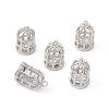 Brass Micro Pave Cubic Zirconia Pendants ZIRC-P100-01P-3