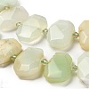 Natural Green Opal Beads Strands G-H078-B07-01-4