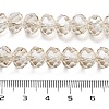 Handmade Imitate Austrian Crystal Faceted Rondelle Glass Beads X-G02YI0P3-3