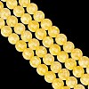 GOMAKERER 2 Strands Synthetic Citrine Beads Strands G-GO0001-26B-4