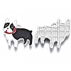 Rack Plating Alloy Enamel Pendants LS-PALLOY-T075-161-2