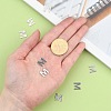 Tarnish Resistant 304 Stainless Steel Letter Charms X-STAS-O072-M-4