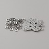 Tibetan Style Zinc Aolly Connector Rhinestone Settings FIND-WH0152-305I-2