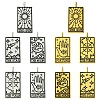 15Pcs 5 Styles Tibetan Style Alloy Pendants TIBEP-YW0001-76AG-2