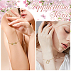 12Pcs 1MM Brass Box Chain Adjustable Slider Bracelets KK-SC0007-32G-5