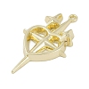 Golden Alloy Pendants PALLOY-U003-09G-06-2