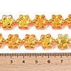 Electroplate Glass Beads Strands EGLA-P069-02A-AB08-4