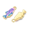 Printed Brass Pendants KK-CBAF9BC-19G-3