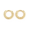 Brass Huggie Hoop Earrings KK-CBA8324-18E-G-4