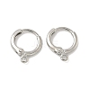 Brass Leverback Earring Findings KK-B166-05P-1