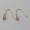 Brass Earring Hooks KK-WH0056-64-1