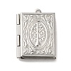Tarnish Resistant 304 Stainless Steel Locket Pendants STAS-Q300-01C-P-1