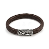 Microfiber Leather Bracelets for Men Women BJEW-H631-03AS-02-4