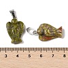 Natural Unakite Pendants G-B127-10P-07-4