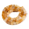 Natural Topaz Jade Beads Strands G-T139-6x6-30B-2