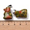 Natural Unakite Pendants G-B127-07P-06-3