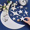   Star Acrylic Mirror Wall Stickers DIY-PH0017-37B-3