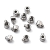 304 Stainless Steel Crimp Beads X-STAS-L216-51P-1