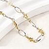 304 Stainless Steel Link Bracelets BJEW-A044-03B-GP-2