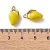 304 Stainless Steel Enamel Pendants STAS-B100-06G-06-3