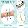 3 Sets 6Pcs 3 Styles Alloy Enamel Link Bracelets BJEW-TA0001-22-5