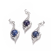Natural Lapis Lazuli Pendants X-G-L512-G10-1