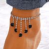 Brass Crystal Rhinestone Tennis Anklets for Wome FS-WGAF92D-05-1